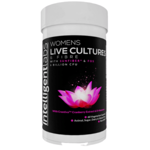 Women's live cultures and fibre supplement