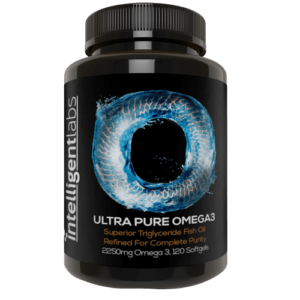 Ultra Pure Omega-3 Fish Oil supplement from Intelligent Labs