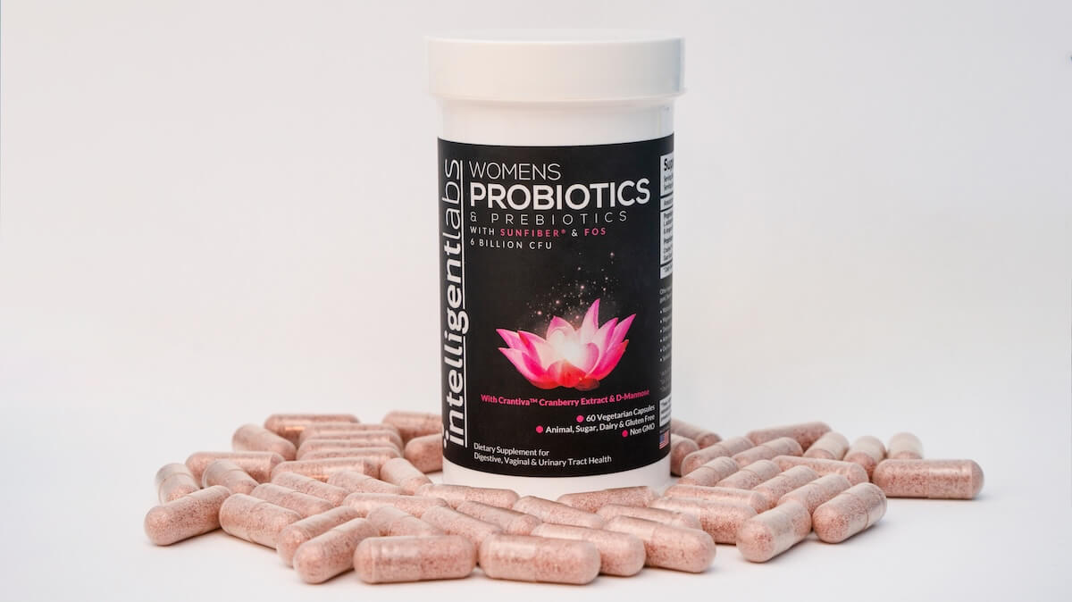 women's probiotics live cultures with capsules from intelligent labs